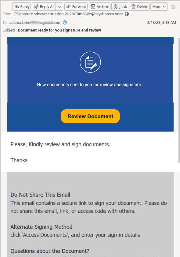 Docusign Phish Docusign Phishing Scam